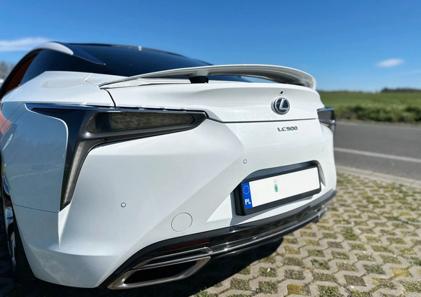 Lexus LC cena 500000 przebieg: 38200, rok produkcji 2021 z Sośnicowice małe 79